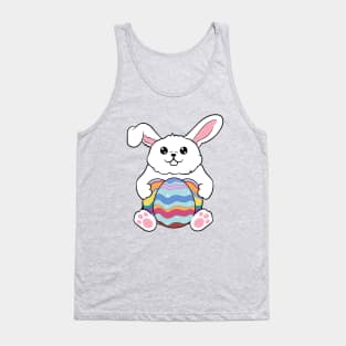 rabbit and egg happy easter days Tank Top